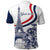 Custom France Women Rugby Polo Shirt Summer Flowers 2024 - Wonder Print Shop