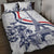 Custom France Women Rugby Quilt Bed Set Summer Flowers 2024