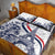 Custom France Women Rugby Quilt Bed Set Summer Flowers 2024