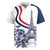 Custom France Women Rugby Rugby Jersey Summer Flowers 2024