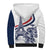 Custom France Women Rugby Sherpa Hoodie Summer Flowers 2024 - Wonder Print Shop