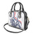 Custom France Women Rugby Shoulder Handbag Summer Flowers 2024