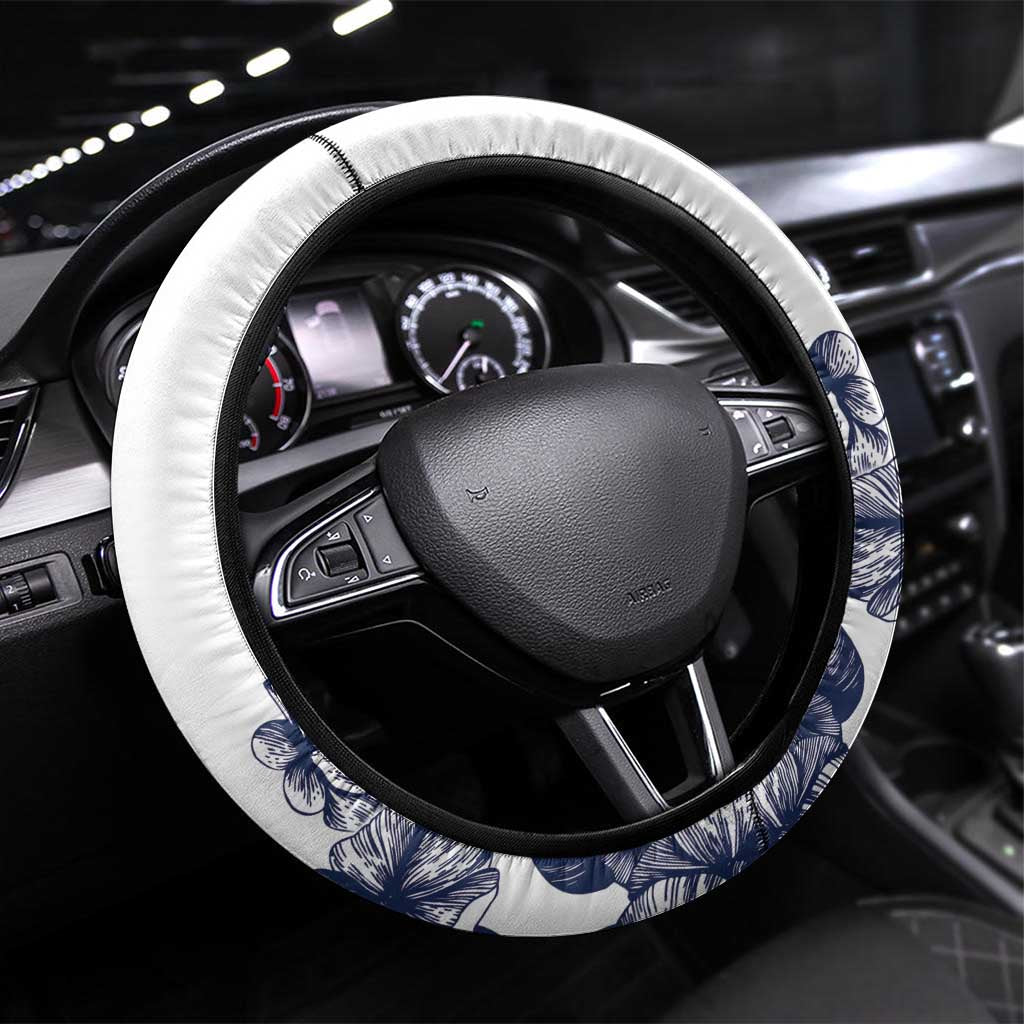 France Women Rugby Steering Wheel Cover Summer Flowers 2024