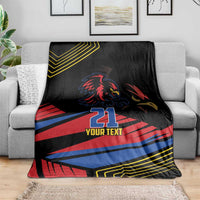 Custom Caribbean Cricket Antigua and Barbuda Blanket - Wonder Print Shop