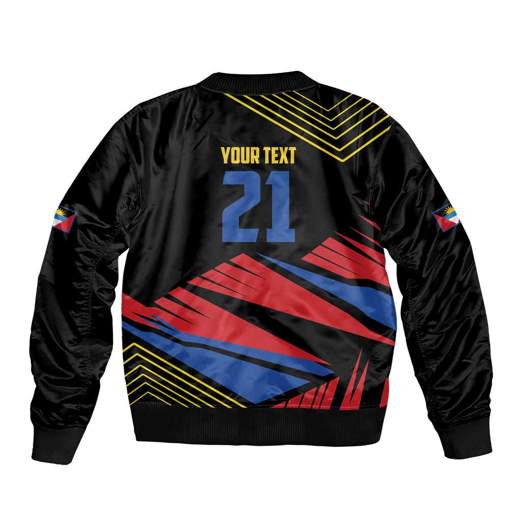 Custom Caribbean Cricket Antigua and Barbuda Bomber Jacket - Wonder Print Shop