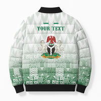 Proudly Nigerian Independence Day 1960 Personalized Bomber Puffer Jacket