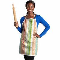 Nigerian Aso Oke African Ethnic Stripes Apron