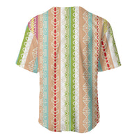 Nigerian Aso Oke African Ethnic Stripes Baseball Jersey