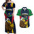 Namibia Rugby Couples Matching Off Shoulder Maxi Dress and Hawaiian Shirt World Cup 2023 Eagle Mascot Come On Welwitschias LT9 - Wonder Print Shop