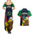 Namibia Rugby Couples Matching Summer Maxi Dress and Hawaiian Shirt World Cup 2023 Eagle Mascot Come On Welwitschias LT9 - Wonder Print Shop