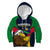 Namibia Rugby Kid Hoodie World Cup 2023 Eagle Mascot Come On Welwitschias - Wonder Print Shop