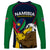 Namibia Rugby Long Sleeve Shirt World Cup 2023 Eagle Mascot Come On Welwitschias - Wonder Print Shop