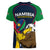 Namibia Rugby Women V Neck T Shirt World Cup 2023 Eagle Mascot Come On Welwitschias - Wonder Print Shop