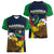 Namibia Rugby Women V Neck T Shirt World Cup 2023 Eagle Mascot Come On Welwitschias - Wonder Print Shop