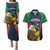 Custom Namibia Rugby Couples Matching Puletasi Dress and Hawaiian Shirt World Cup 2023 Eagle Mascot Come On Welwitschias LT9 - Wonder Print Shop