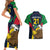 Custom Namibia Rugby Couples Matching Short Sleeve Bodycon Dress and Hawaiian Shirt World Cup 2023 Eagle Mascot Come On Welwitschias LT9 - Wonder Print Shop