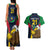 Custom Namibia Rugby Couples Matching Tank Maxi Dress and Hawaiian Shirt World Cup 2023 Eagle Mascot Come On Welwitschias LT9 - Wonder Print Shop