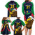 Custom Namibia Rugby Family Matching Long Sleeve Bodycon Dress and Hawaiian Shirt World Cup 2023 Eagle Mascot Come On Welwitschias LT9 - Wonder Print Shop