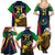 Custom Namibia Rugby Family Matching Summer Maxi Dress and Hawaiian Shirt World Cup 2023 Eagle Mascot Come On Welwitschias - Wonder Print Shop