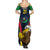 Custom Namibia Rugby Family Matching Summer Maxi Dress and Hawaiian Shirt World Cup 2023 Eagle Mascot Come On Welwitschias - Wonder Print Shop