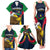 Custom Namibia Rugby Family Matching Tank Maxi Dress and Hawaiian Shirt World Cup 2023 Eagle Mascot Come On Welwitschias - Wonder Print Shop