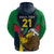 Custom Namibia Rugby Hoodie World Cup 2023 Eagle Mascot Come On Welwitschias - Wonder Print Shop