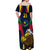 Custom Namibia Rugby Off Shoulder Maxi Dress World Cup 2023 Eagle Mascot Come On Welwitschias - Wonder Print Shop