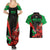 Wales Rugby Couples Matching Summer Maxi Dress and Hawaiian Shirt World Cup 2023 Dragon Mascot Come On Cymru LT9 - Wonder Print Shop