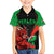 Wales Rugby Family Matching Off Shoulder Short Dress and Hawaiian Shirt World Cup 2023 Dragon Mascot Come On Cymru LT9 - Wonder Print Shop