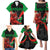 Wales Rugby Family Matching Puletasi Dress and Hawaiian Shirt World Cup 2023 Dragon Mascot Come On Cymru - Wonder Print Shop