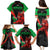 Wales Rugby Family Matching Puletasi Dress and Hawaiian Shirt World Cup 2023 Dragon Mascot Come On Cymru - Wonder Print Shop