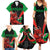 Wales Rugby Family Matching Summer Maxi Dress and Hawaiian Shirt World Cup 2023 Dragon Mascot Come On Cymru - Wonder Print Shop