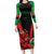 Wales Rugby Long Sleeve Bodycon Dress World Cup 2023 Dragon Mascot Come On Cymru - Wonder Print Shop