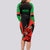 Wales Rugby Long Sleeve Bodycon Dress World Cup 2023 Dragon Mascot Come On Cymru - Wonder Print Shop