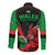 Wales Rugby Long Sleeve Button Shirt World Cup 2023 Dragon Mascot Come On Cymru - Wonder Print Shop