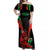 Wales Rugby Off Shoulder Maxi Dress World Cup 2023 Dragon Mascot Come On Cymru - Wonder Print Shop