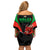 Wales Rugby Off Shoulder Short Dress World Cup 2023 Dragon Mascot Come On Cymru - Wonder Print Shop