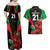 Custom Wales Rugby Couples Matching Off Shoulder Maxi Dress and Hawaiian Shirt World Cup 2023 Dragon Mascot Come On Cymru LT9 - Wonder Print Shop