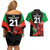 Custom Wales Rugby Couples Matching Off Shoulder Short Dress and Hawaiian Shirt World Cup 2023 Dragon Mascot Come On Cymru LT9 - Wonder Print Shop