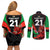 Custom Wales Rugby Couples Matching Off Shoulder Short Dress and Long Sleeve Button Shirts World Cup 2023 Dragon Mascot Come On Cymru LT9 - Wonder Print Shop