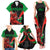 Custom Wales Rugby Family Matching Tank Maxi Dress and Hawaiian Shirt World Cup 2023 Dragon Mascot Come On Cymru - Wonder Print Shop