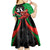 Custom Wales Rugby Kid Short Sleeve Dress World Cup 2023 Dragon Mascot Come On Cymru - Wonder Print Shop