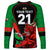 Custom Wales Rugby Long Sleeve Shirt World Cup 2023 Dragon Mascot Come On Cymru - Wonder Print Shop