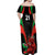 Custom Wales Rugby Off Shoulder Maxi Dress World Cup 2023 Dragon Mascot Come On Cymru - Wonder Print Shop