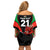 Custom Wales Rugby Off Shoulder Short Dress World Cup 2023 Dragon Mascot Come On Cymru - Wonder Print Shop