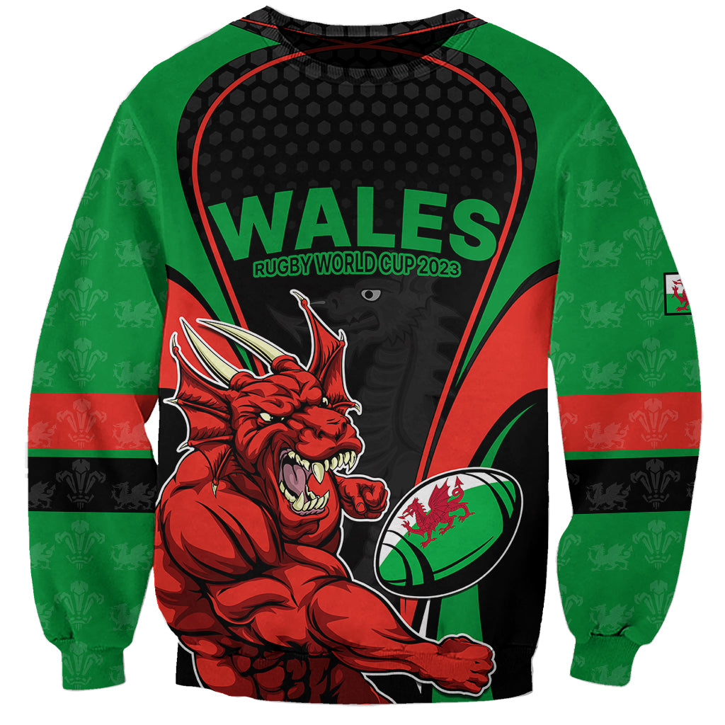 custom-wales-rugby-sweatshirt-world-cup-2023-dragon-mascot-come-on-cymru