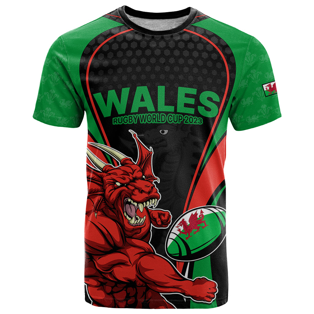 custom-wales-rugby-t-shirt-world-cup-2023-dragon-mascot-come-on-cymru