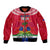 Haiti Independence Day Bomber Jacket Libete Egalite Fratenite Ayiti 1804 With Polynesian Pattern LT9 - Wonder Print Shop