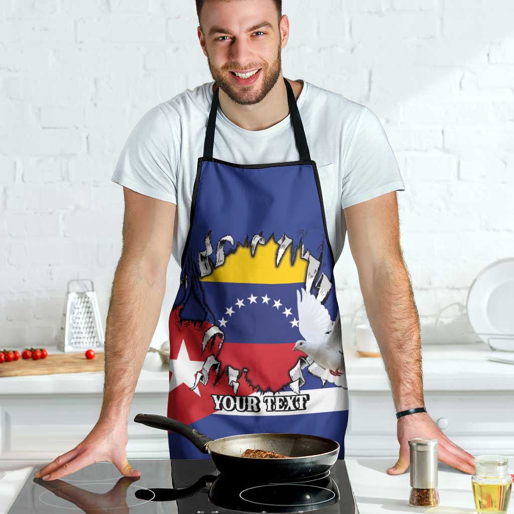 Personalized Cuba Venezuela Apron Fuerza Y Esperanza - Wonder Print Shop