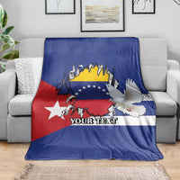 Personalized Cuba Venezuela Blanket Fuerza Y Esperanza - Wonder Print Shop